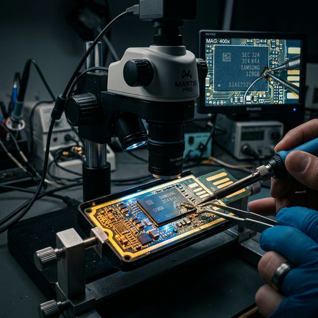 Flash 晶片摘取與重組解碼技術